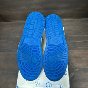 Jordan 1 Retro Low OG SP Fragment x Travis Scott Sail Military Blue - Image 6