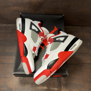 Jordan 4 Retro Fire Red (2020) Size 9.5 (Pre-Owned) - back