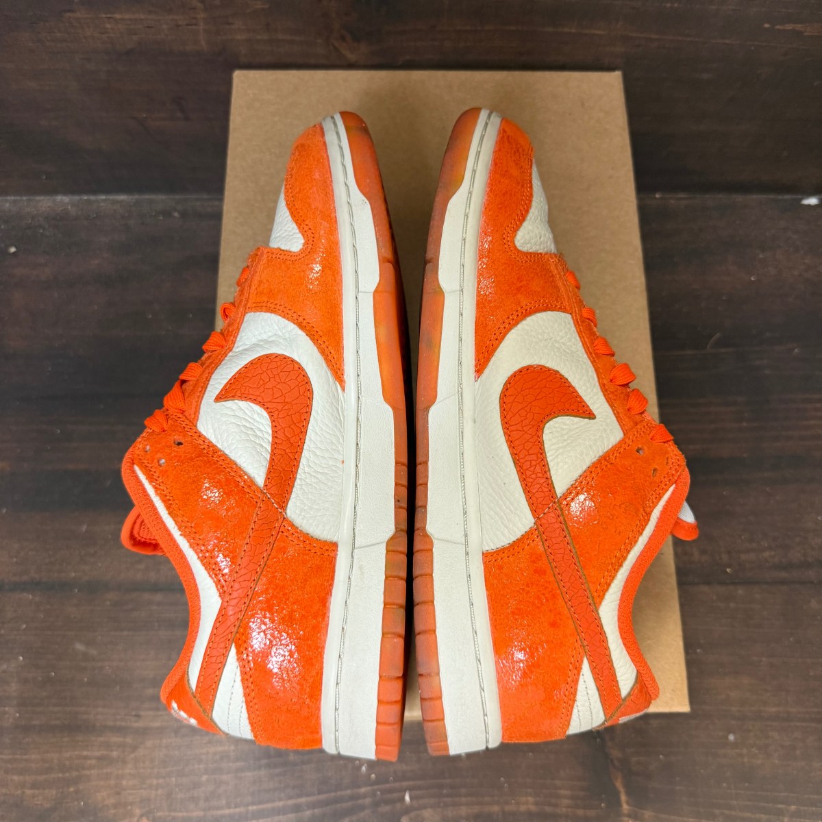 Nike Dunk Low Cracked Orange (Women's) Size 9W (Pre-Owned) - Image 5