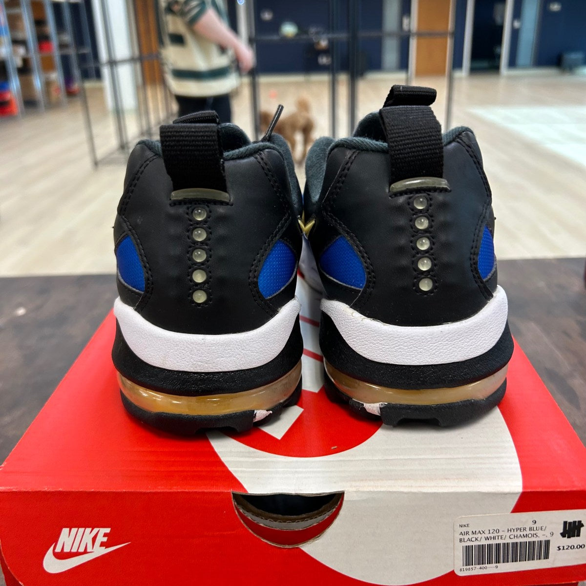Nike Air Max 120 Hyper Blue Size 9 (Pre-Owned) - Image 4