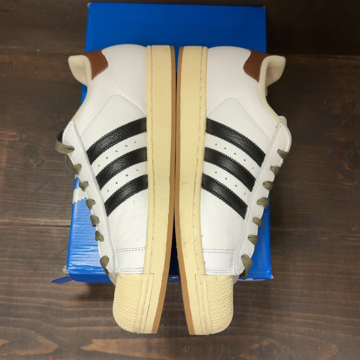 Adidas Superstar 2 SE "White Black Cream White" Size 12 (Pre-Owned) - aux