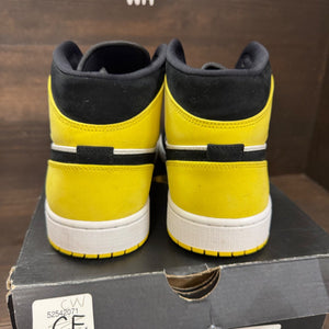 Jordan 1 Mid Yellow Toe Black - Image 5