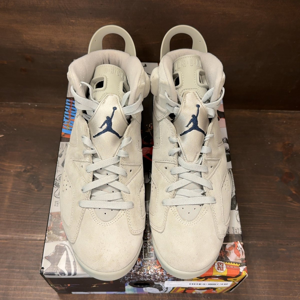 Jordan 6 Retro Georgetown (2022) Size 10 (Pre-Owned) - tag