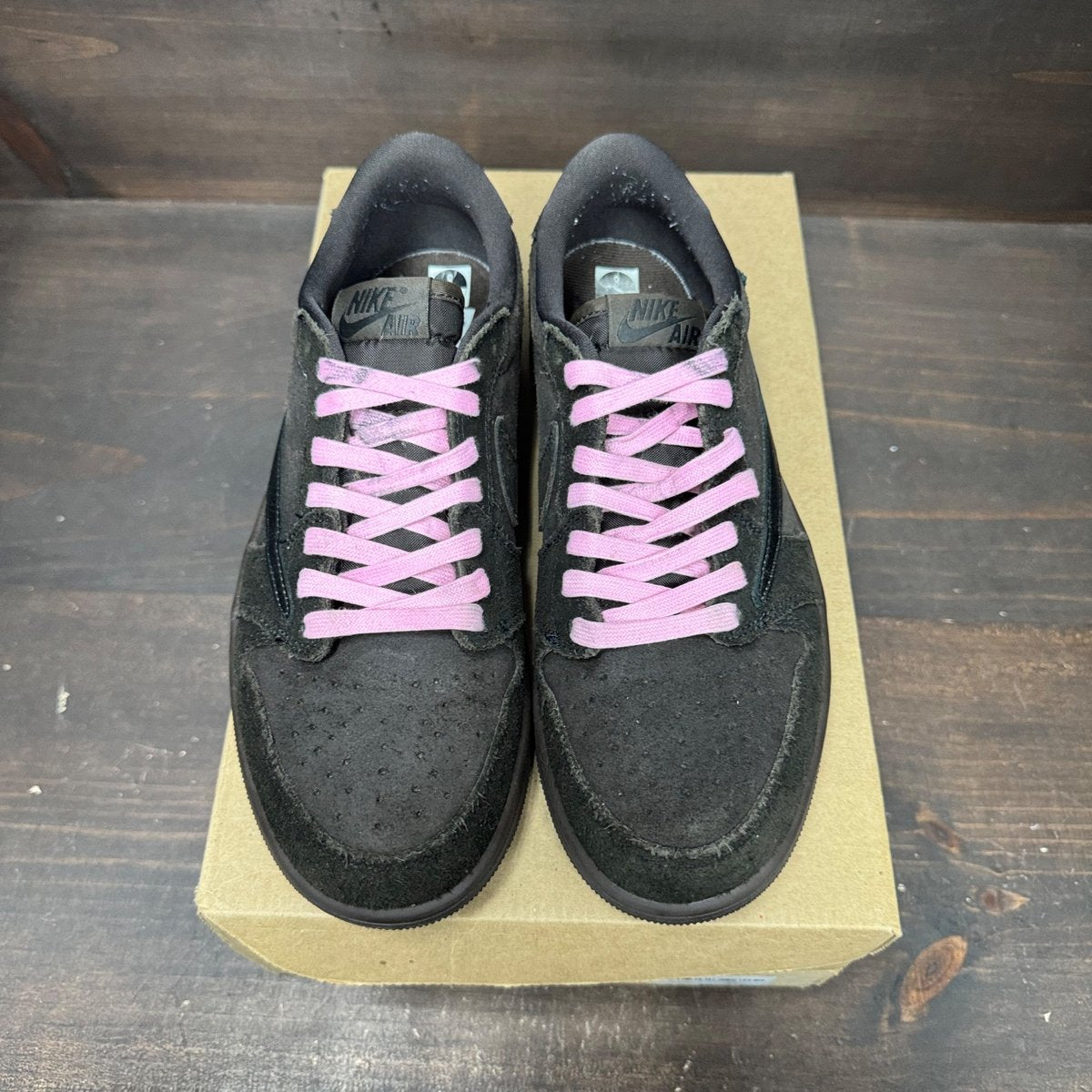 Jordan 1 Retro Low OG SP Travis Scott Velvet Brown Size 8 (Pre-Owned) - side