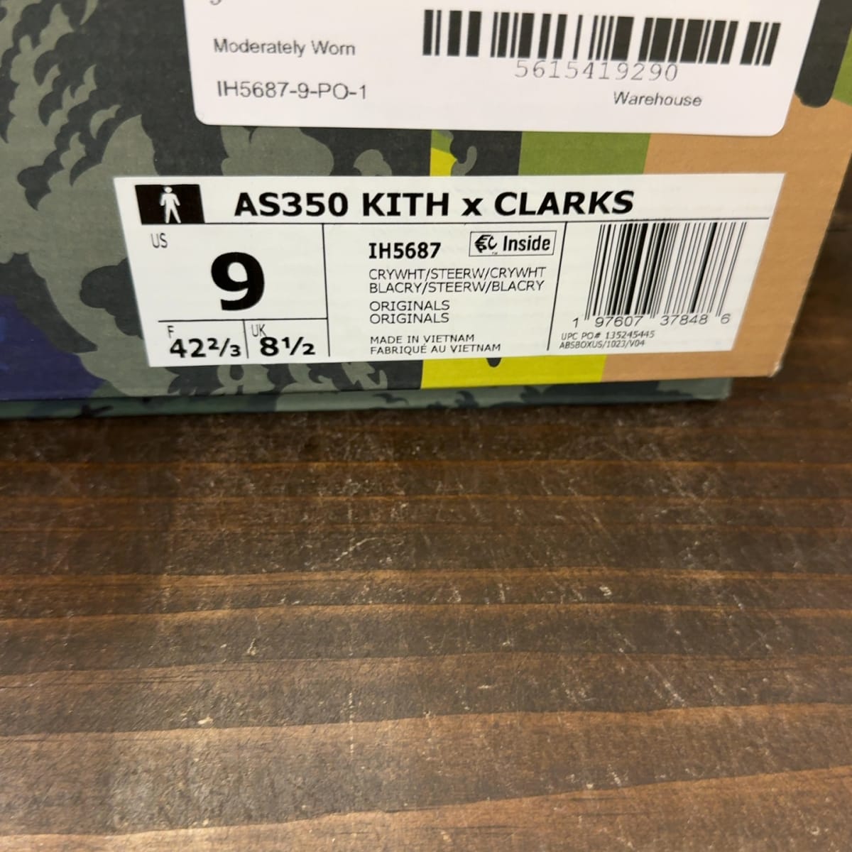 adidas Clarks 8th Street AS350 by Ronnie Fieg Kith Loyalty Porgram Elevation Blue Size 9 (Pre-Owned) - aux