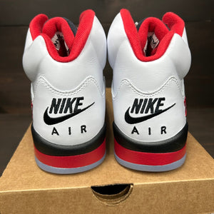 Jordan 5 Retro Fire Red Black Tongue (2025) - Image 5