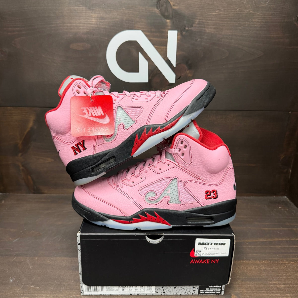 Jordan 5 Retro Awake NY Arctic Pink - Image 1