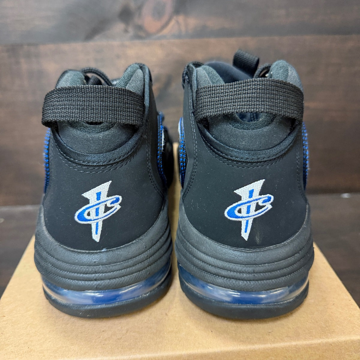 Nike Air Max Penny 1 All-Star Black Metallic Silver Size 10 (Pre-Owned) - Image 4