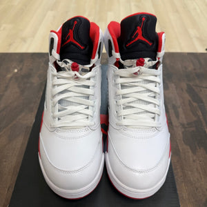 Jordan 5 Retro Fire Red Black Tongue (2025) - Image 2