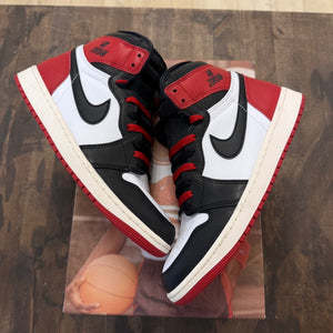 Jordan 1 Retro High OG Black Toe Reimagined - Image 1