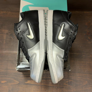 Nike SB Dunk Low Supreme Jewel Swoosh Silver Size 13 (Pre-Owned) - aux