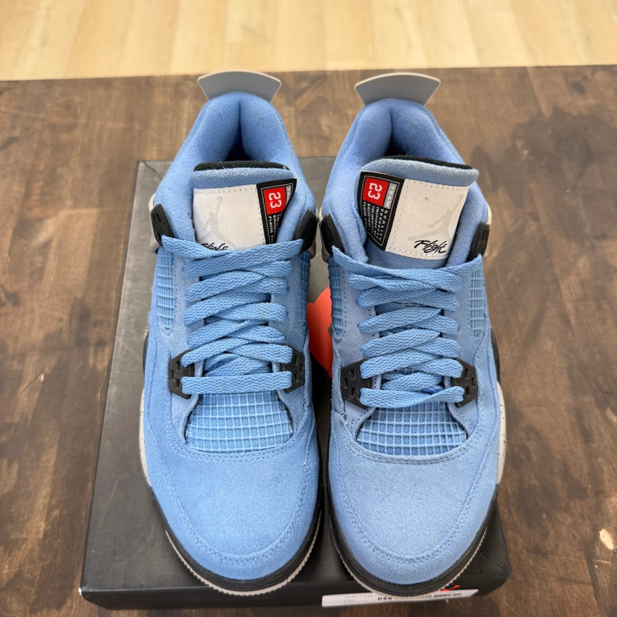 Jordan 4 Retro University Blue (GS) - Image 2