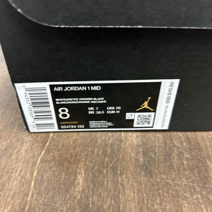 Jordan 1 Mid Arctic Orange Black Toe - Image 6