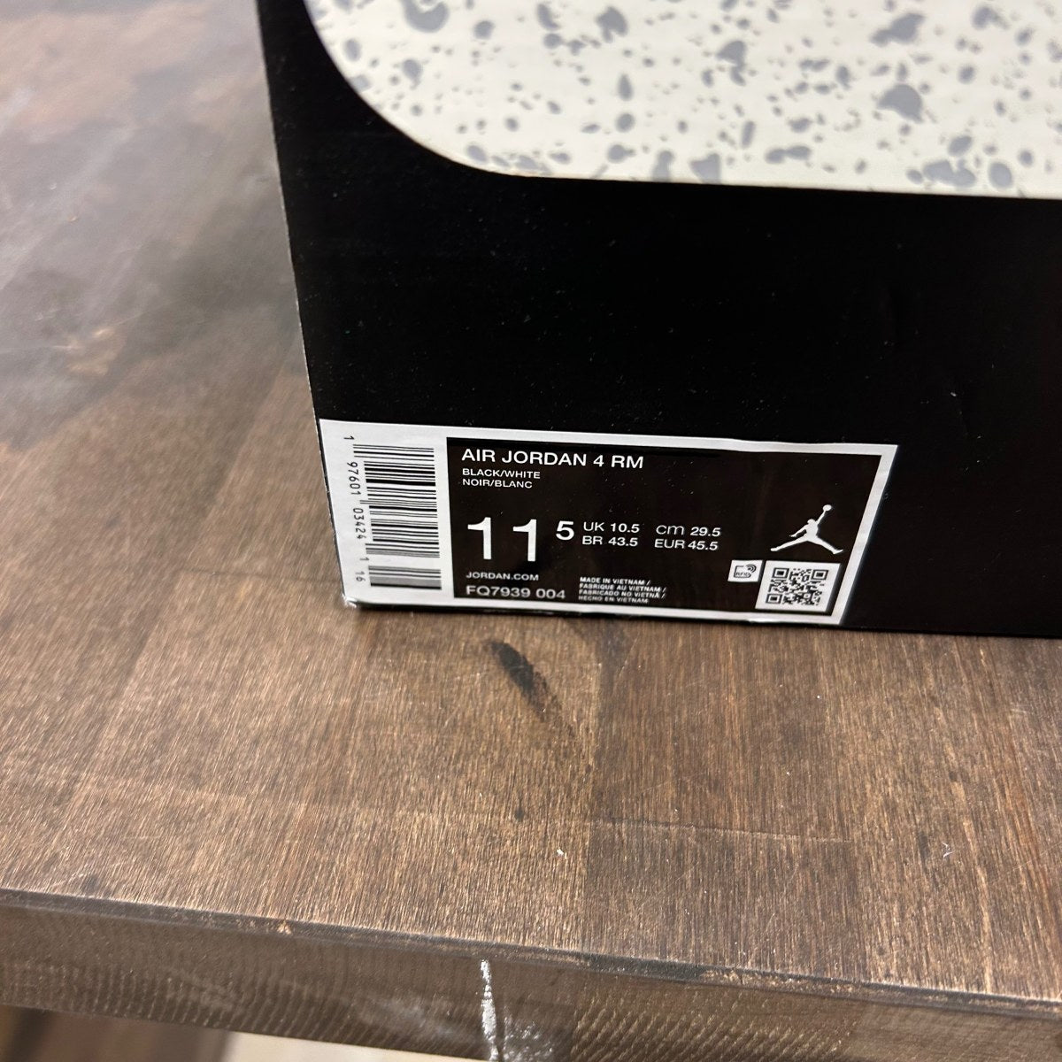 Jordan 4 RM Black Cat Size 11.5 (Pre-Owned)