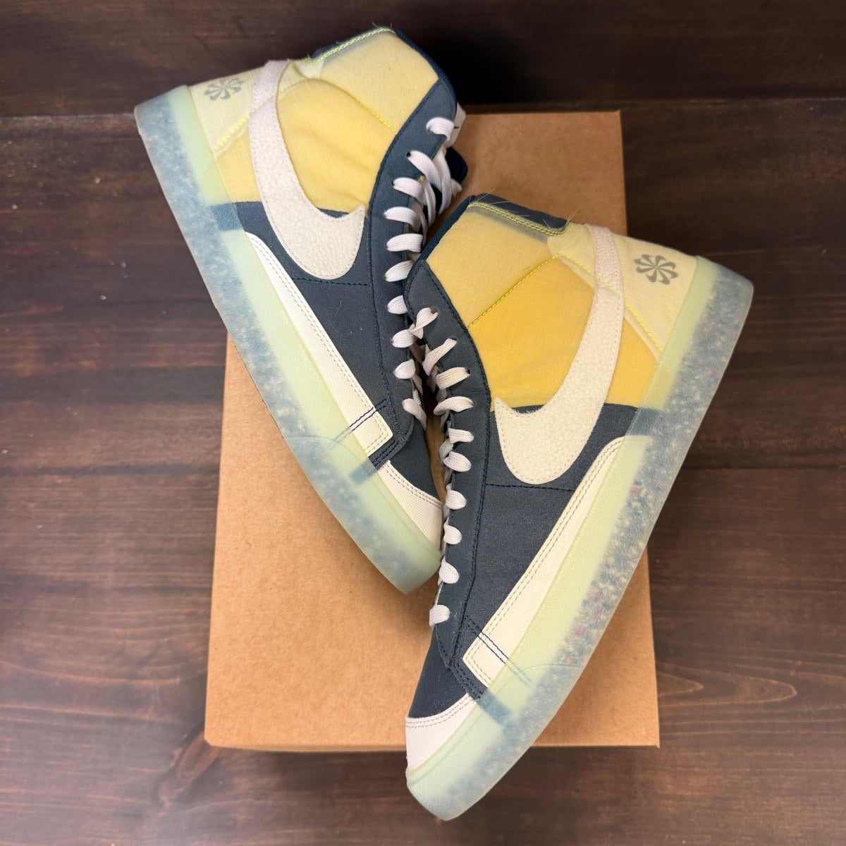 Nike Blazer Mid 77 Move to Zero Armory Navy Size 10 (Pre-Owned) - Image 2