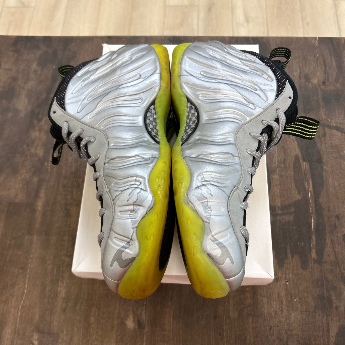 Nike Air Foamposite One Silver Volt Camo - Image 3
