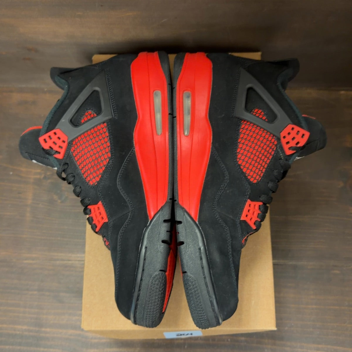 Jordan 4 Retro Red Thunder Size 12 (Pre-Owned) - Image 4