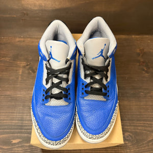 Jordan 3 Retro Varsity Royal Cement Size 11 (Pre-Owned) - Image 3