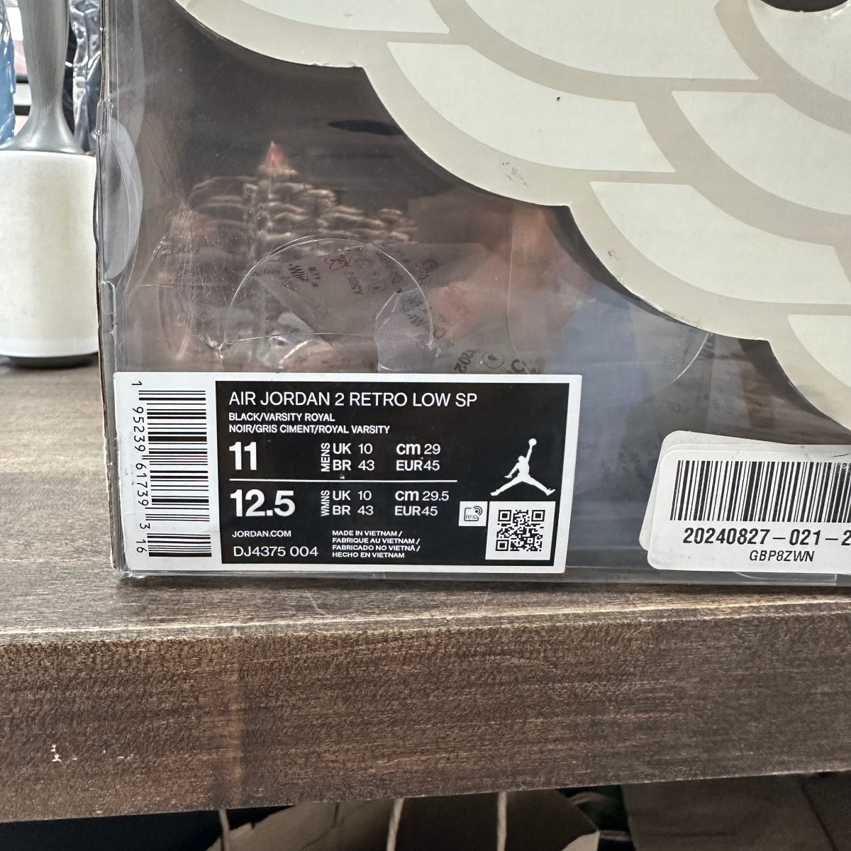 Jordan 2 Retro Low SP Off-White Black Blue - Image 7