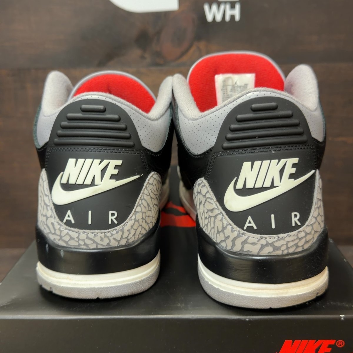 Jordan 3 Retro OG Black Cement (2024) Size 11.5 (Pre-Owned) - aux