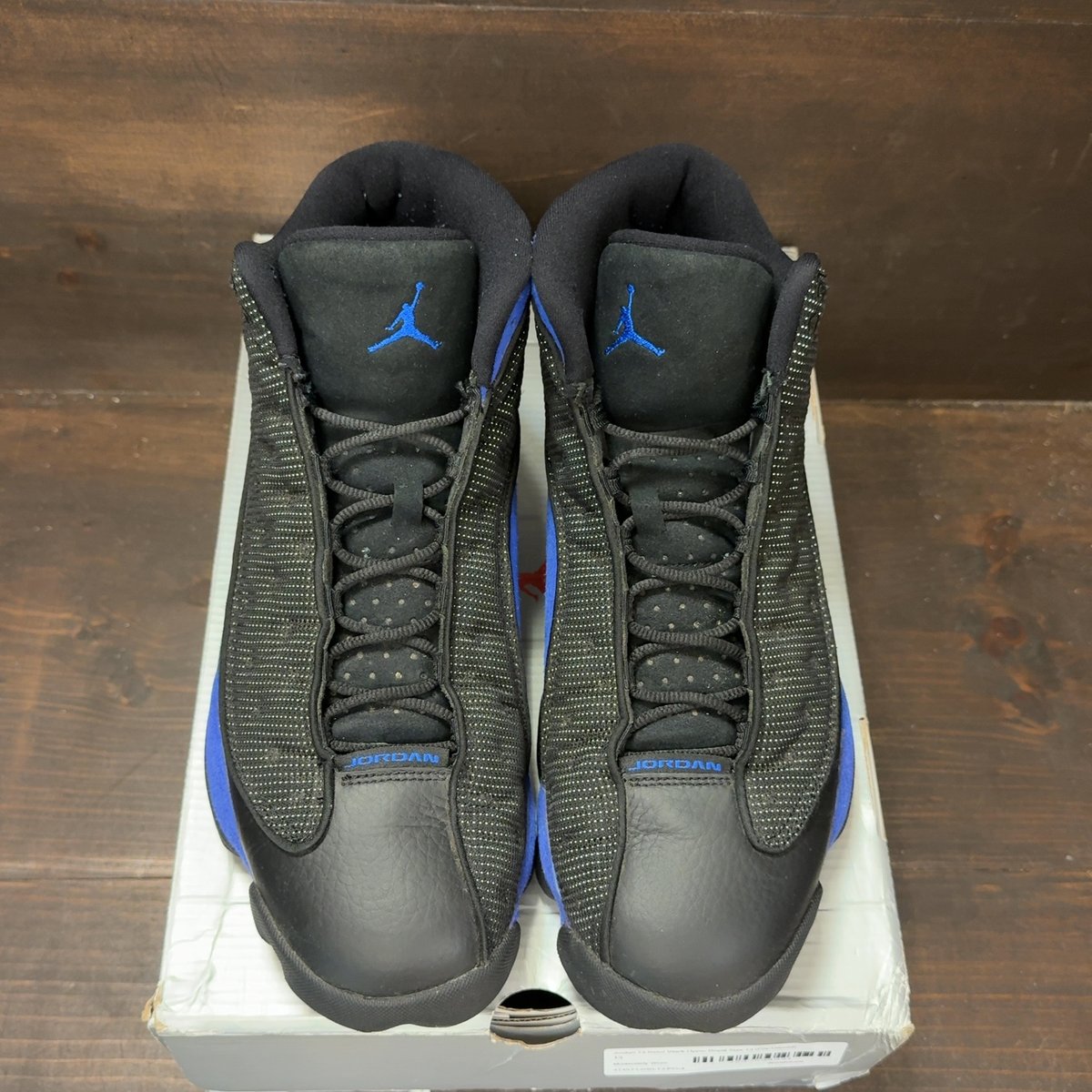 Jordan 13 Retro Black Hyper Royal Size 13 (Pre-Owned) - tag