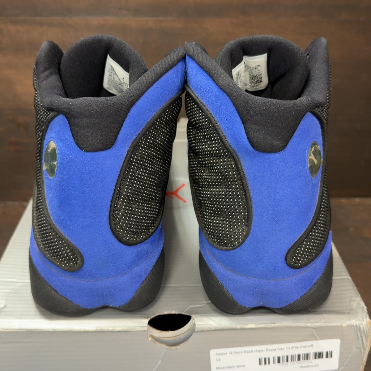 Jordan 13 Retro Black Hyper Royal Size 13 (Pre-Owned) - aux