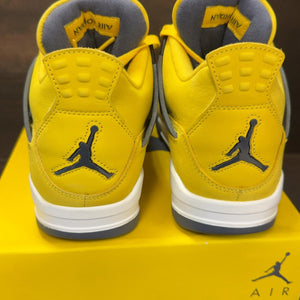 Jordan 4 Retro Lightning (2021) Size 8 (Pre-Owned) - aux