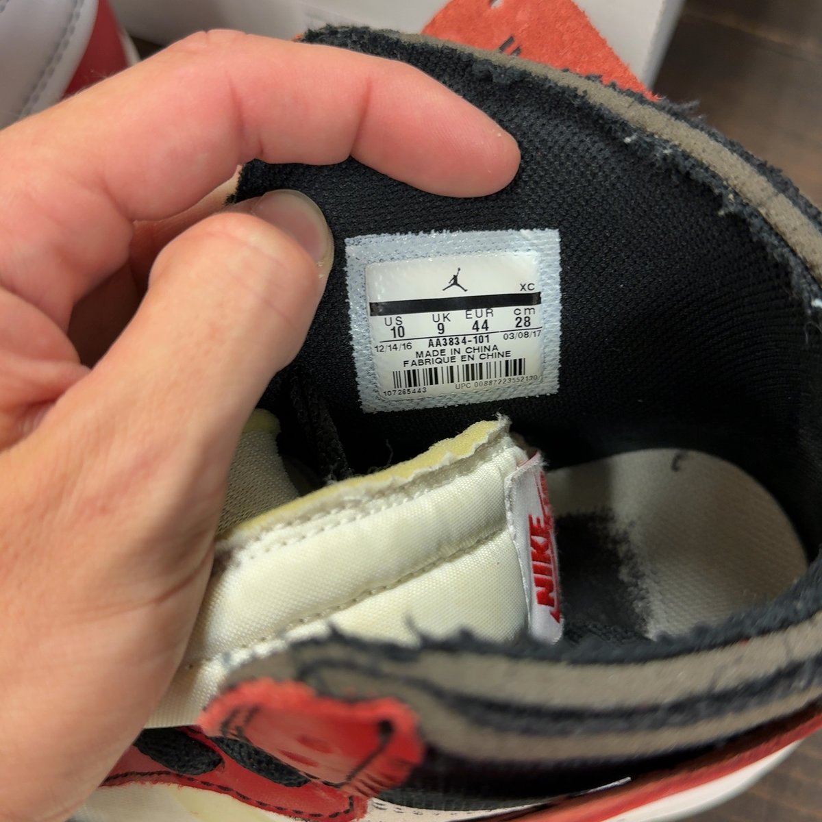 Jordan 1 Retro High Off-White Chicago Size 10 (Pre-Owned) - aux