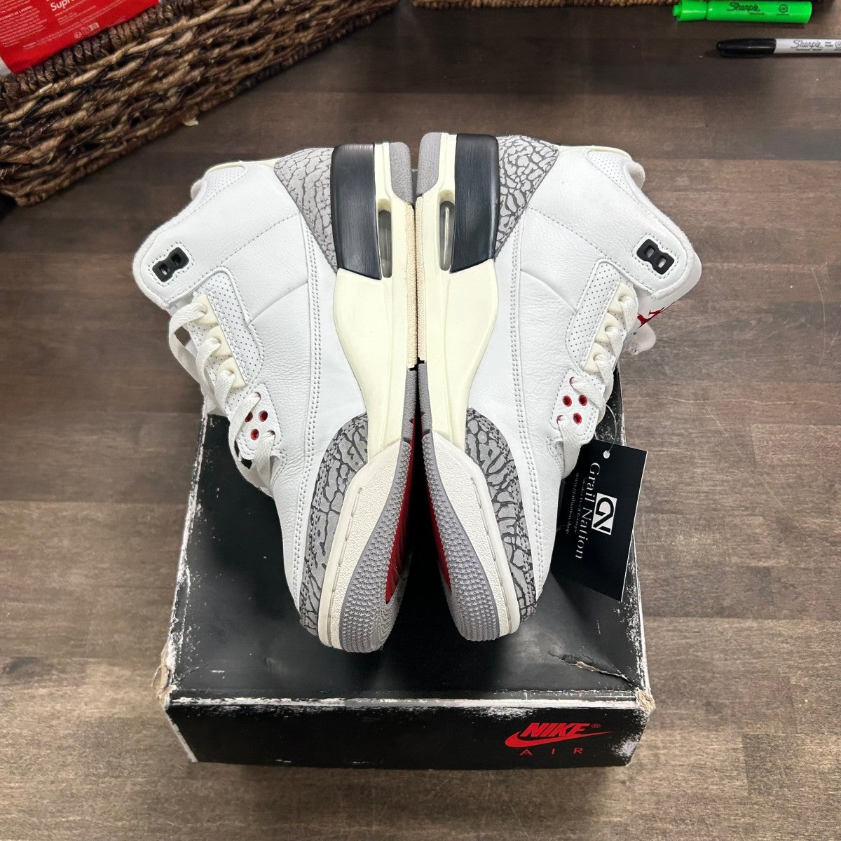 Jordan 3 Retro White Cement Reimagined - Image 3