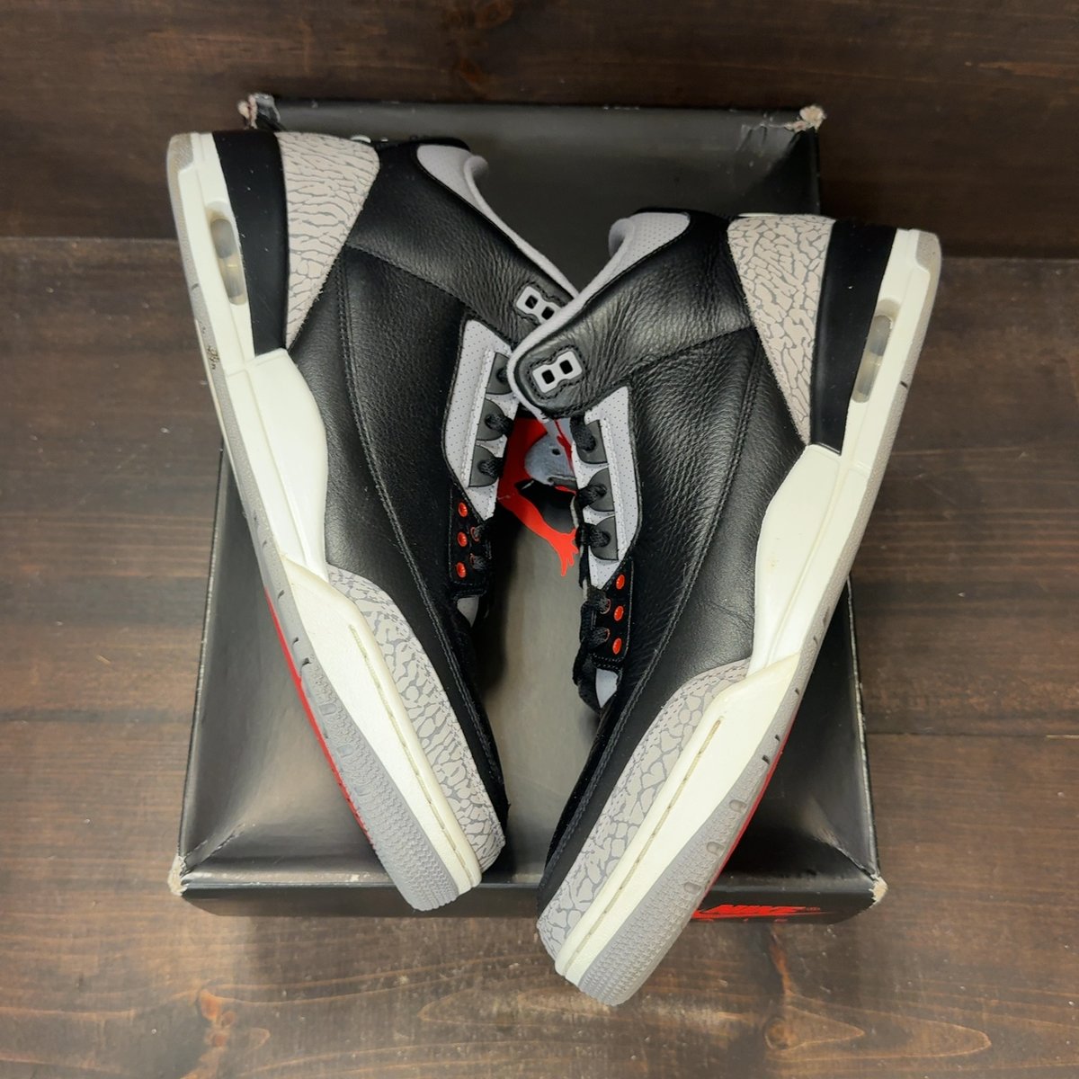 Jordan 3 Retro OG Black Cement (2024) Size 14 (Pre-Owned) - back