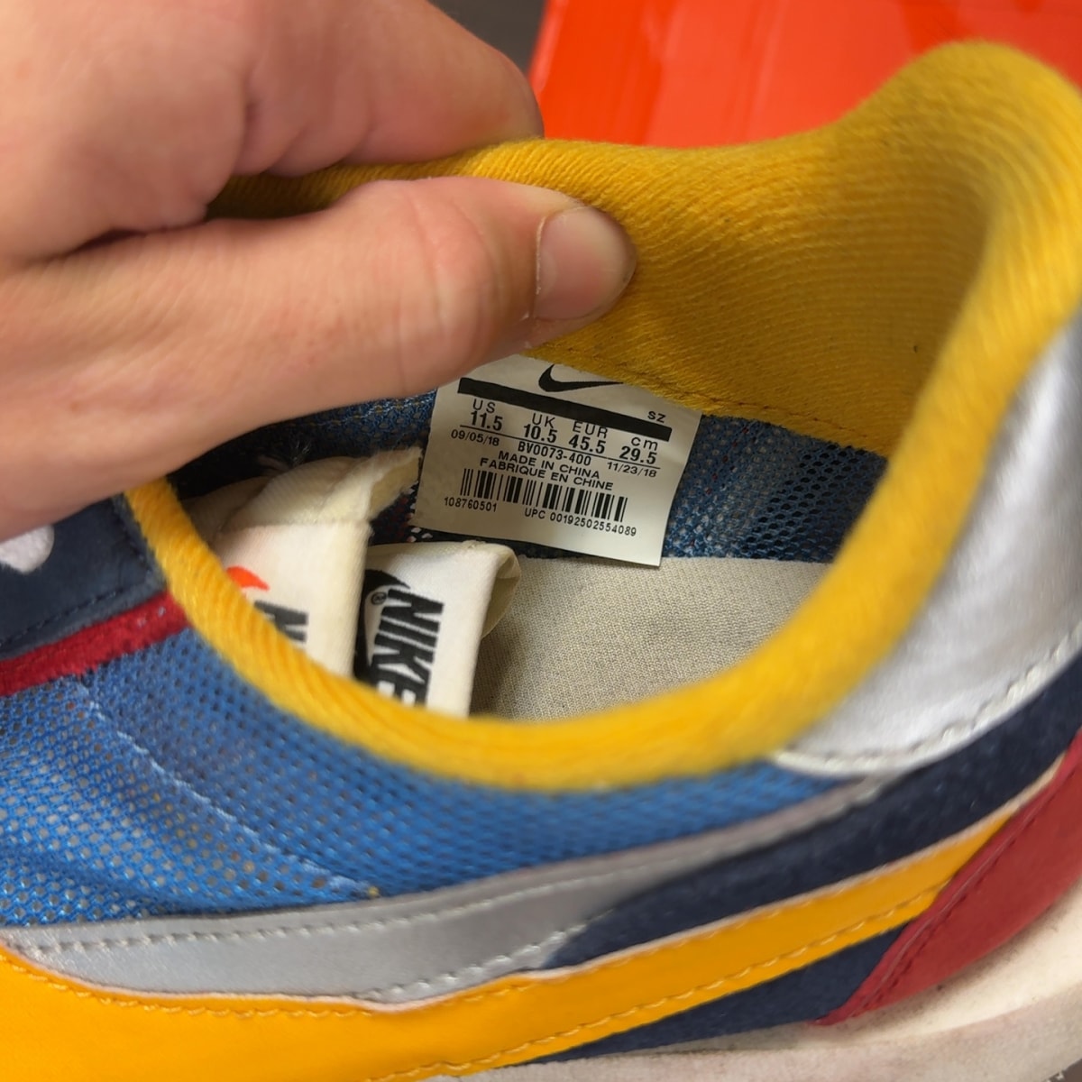 Nike LD Waffle sacai Varsity Blue - Image 7
