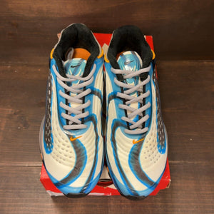 Nike Air Max Deluxe Photo Blue Orange Peel Size 9 (Pre-Owned) - tag