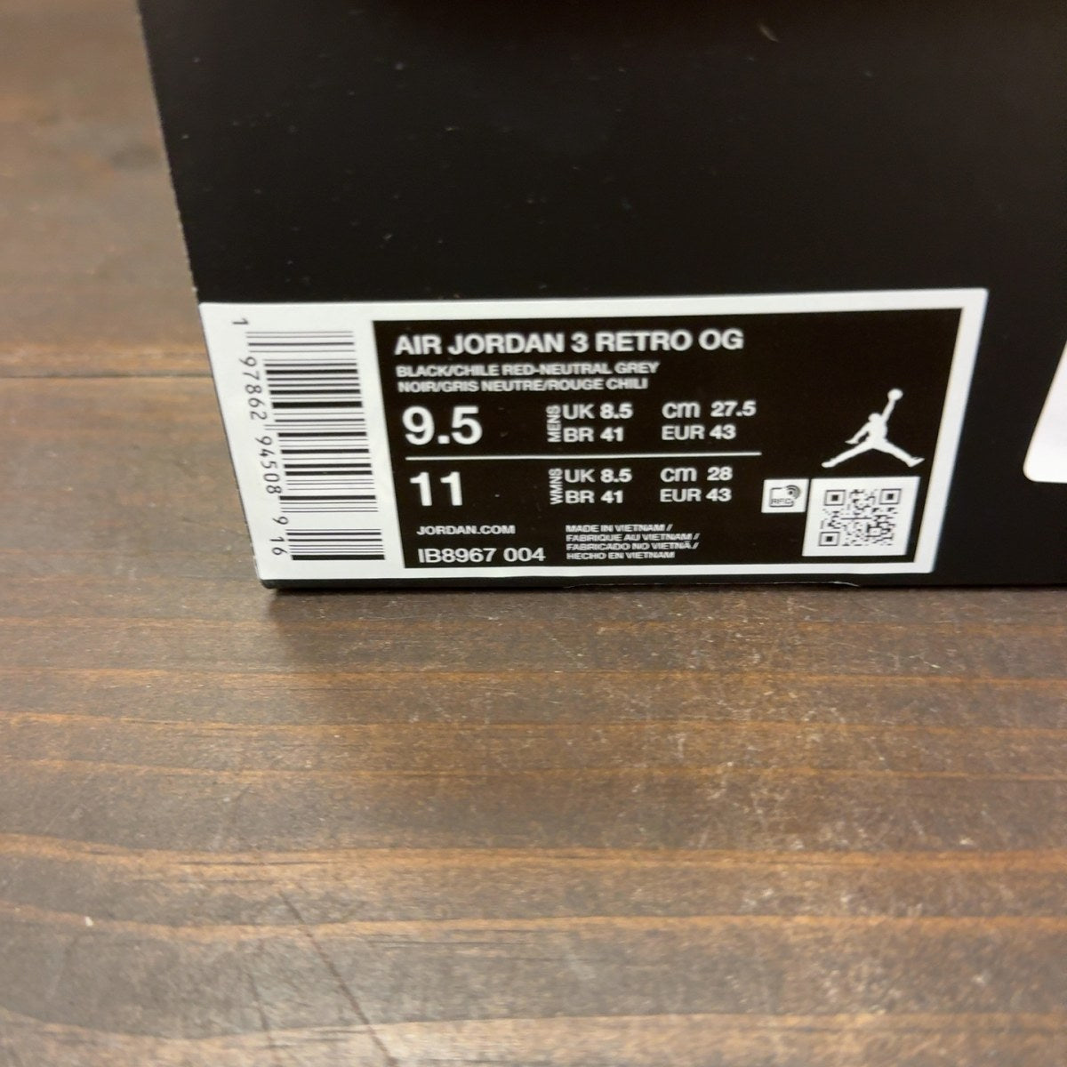 Jordan 3 Retro OG Rare Air - Image 8