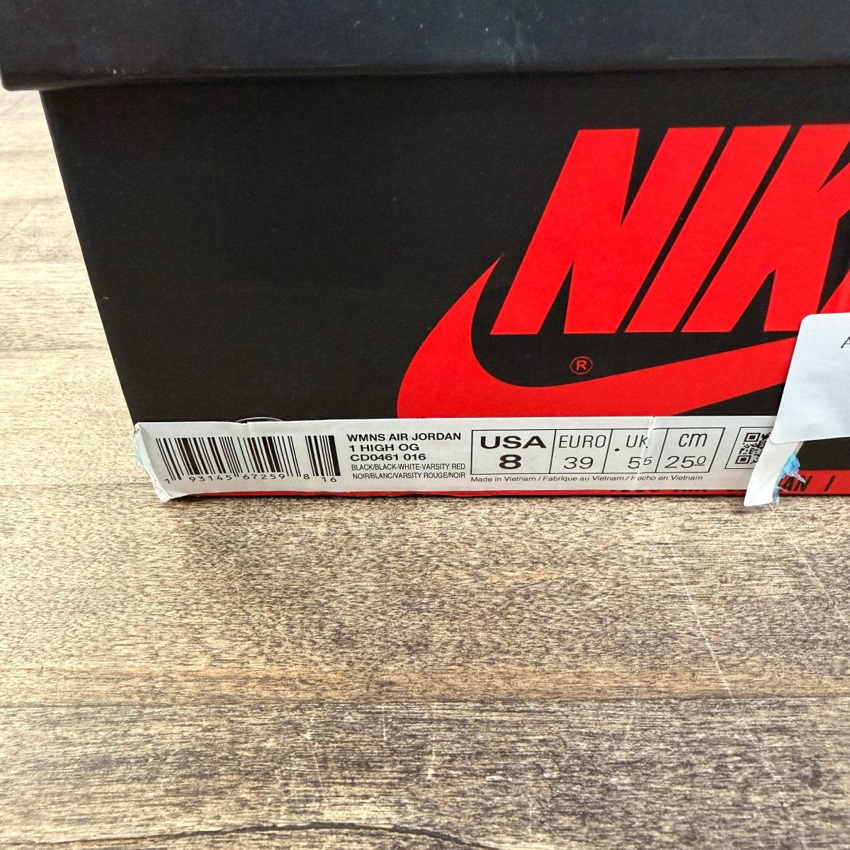 Jordan 1 Retro High Satin Black Toe (Women's) - Image 6