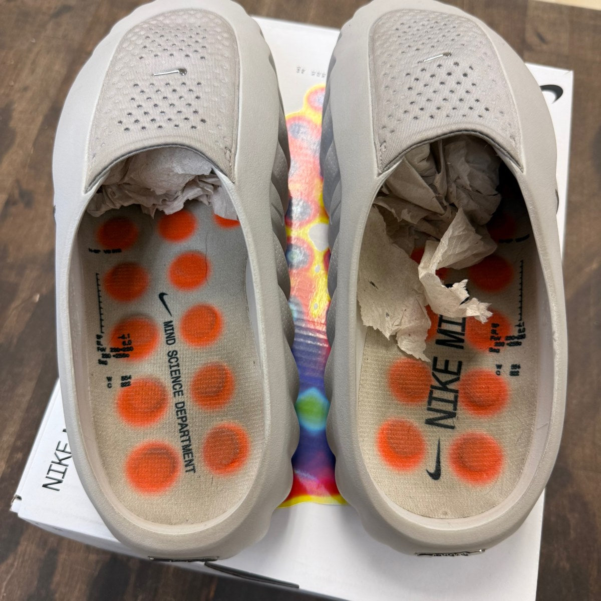 Nike Mind 001 Slide Light Smoke Grey (Women's) - Image 4