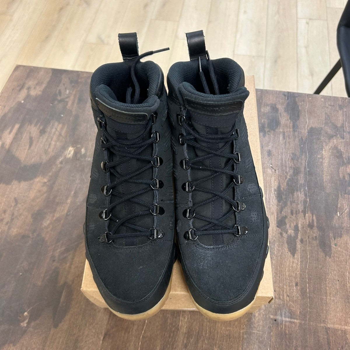 Jordan 9 Retro Boot NRG Black Light Gum Size 10.5 (Pre-Owned) - Image 2