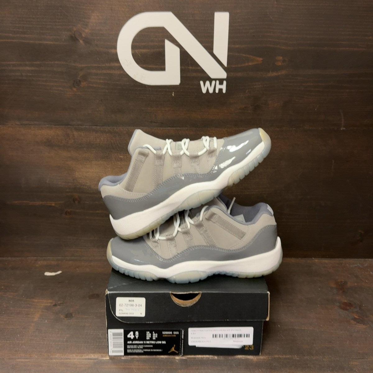 Jordan 11 Retro Cool Grey (2021) (GS) Size 4.5Y (Pre-Owned) - Image 1