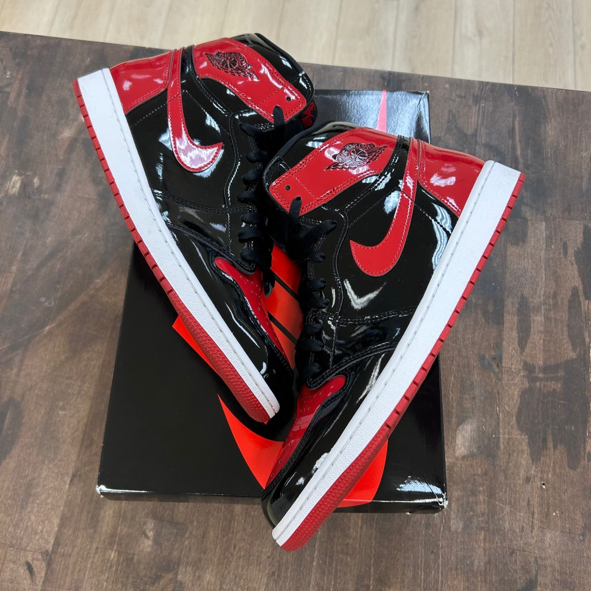 Jordan 1 Retro High OG Patent Bred - Image 2