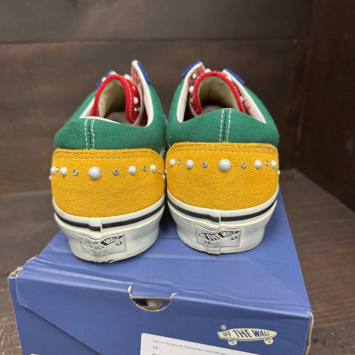 Vans LX Old Skool 36 Pearlized Pack Yacht Club Size 13 (Pre-Owned) - sole