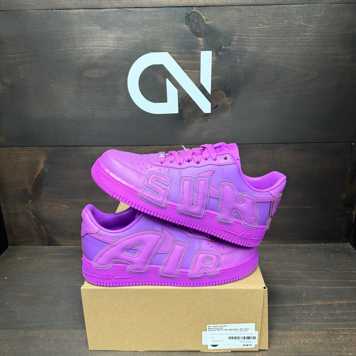 Nike Air Force 1 Low Cactus Plant Flea Market Fuchsia Dream Size 8.5 (Pre-Owned) - Image 1