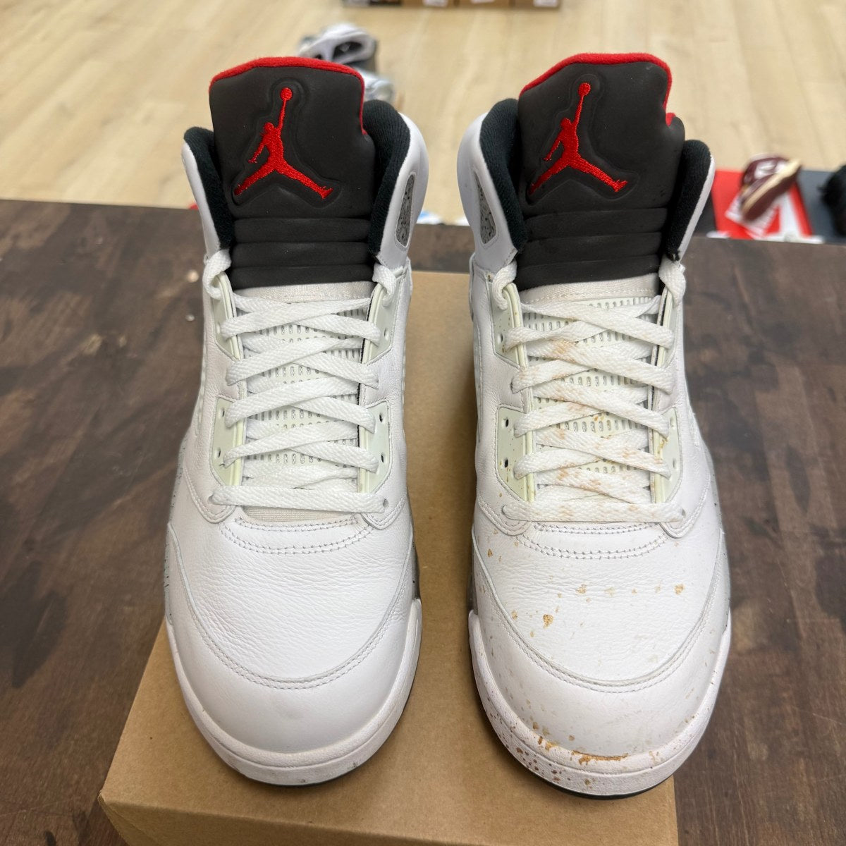 Jordan 5 Retro White Cement Size 13 (Pre-Owned) - Image 2
