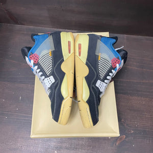 Jordan 4 Retro Union Off Noir Size 10 (Pre-Owned) - sole