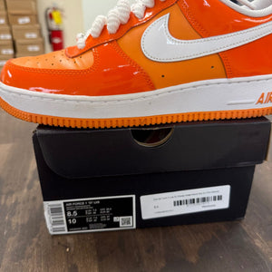 Nike Air Force 1 Low '07 Orange White Patent - Image 6