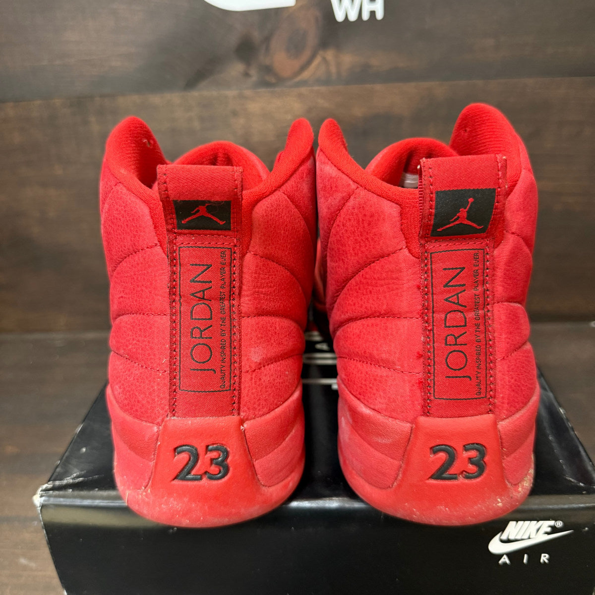 Jordan 12 Retro Gym Red (2018) Size 14 (Pre-Owned) - Image 3