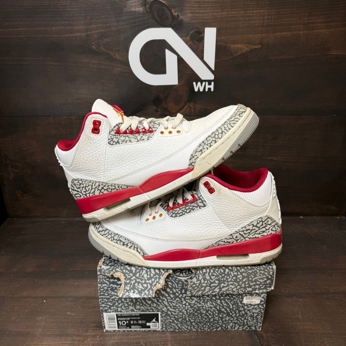 Jordan 3 Retro Cardinal Red - Image 1