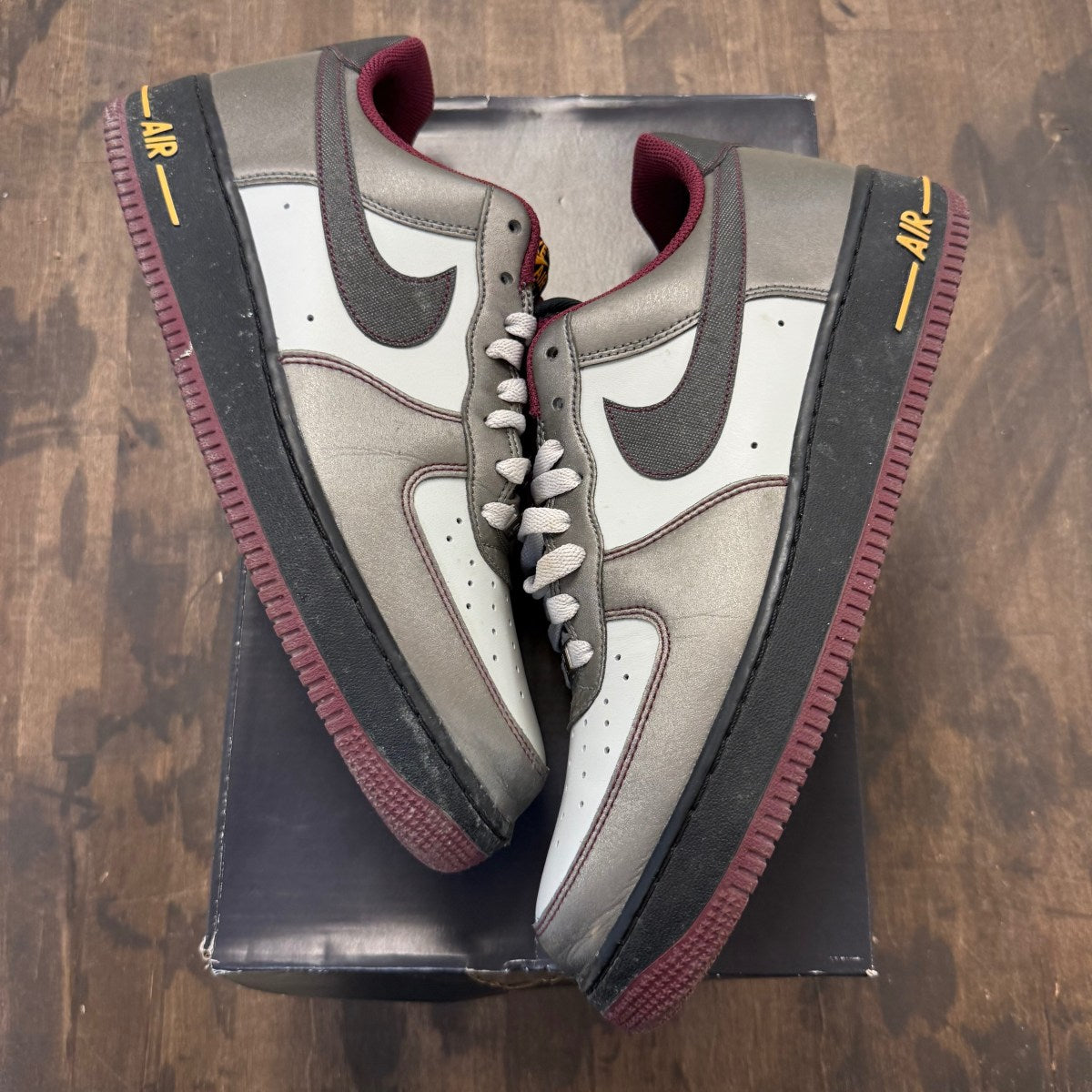 Nike Air Force 1 Low Dusty Red Suede Size 11.5 (Pre-Owned) - Image 1