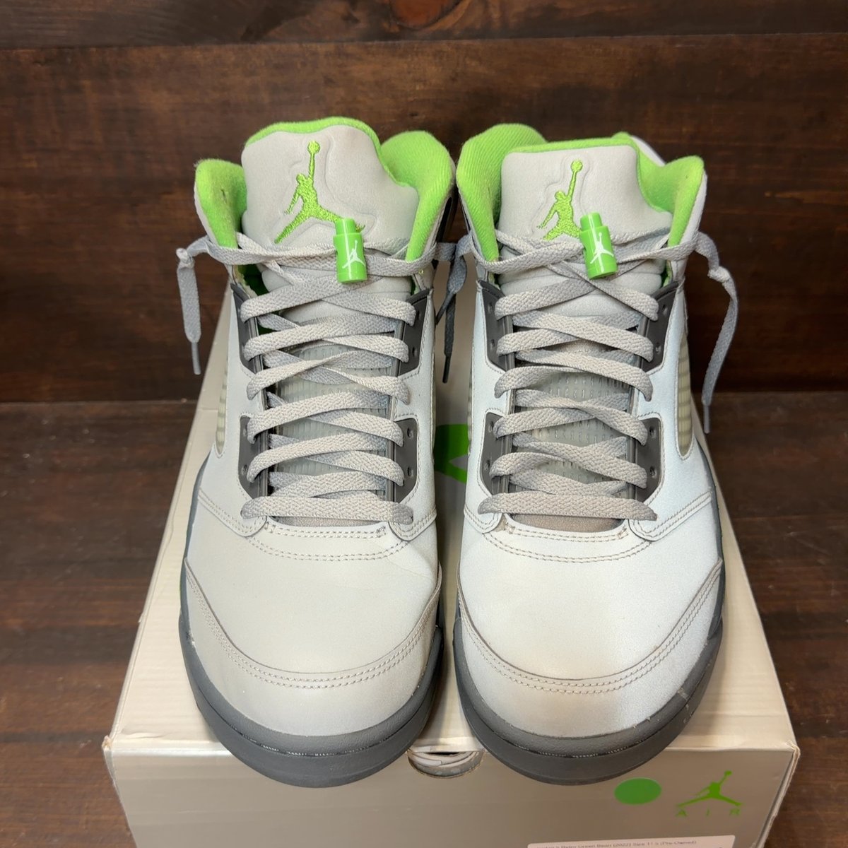 Jordan 5 Retro Green Bean (2022) Size 11.5 (Pre-Owned) - tag