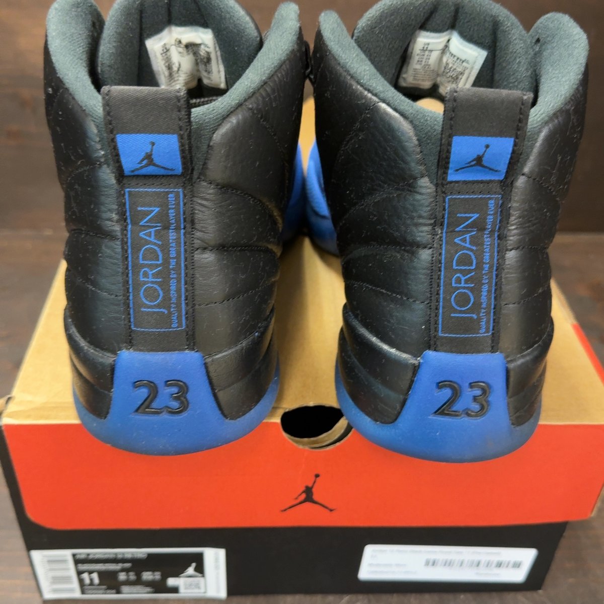 Jordan 12 Retro Black Game Royal Size 11 (Pre-Owned) - aux