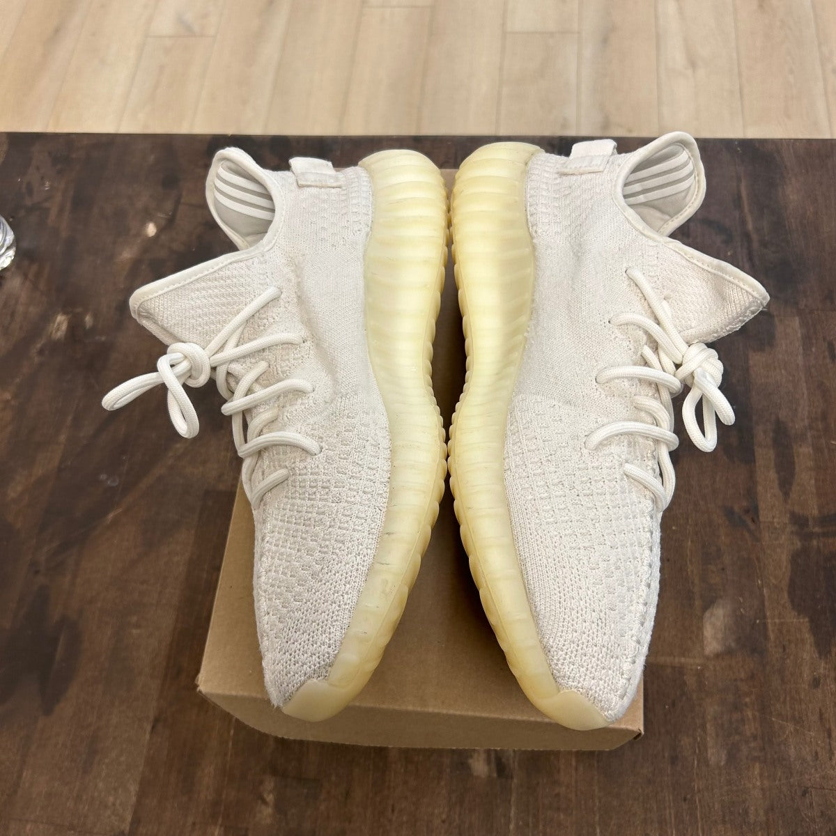 adidas Yeezy Boost 350 V2 Bone Size 12 (Pre-Owned) - Image 3