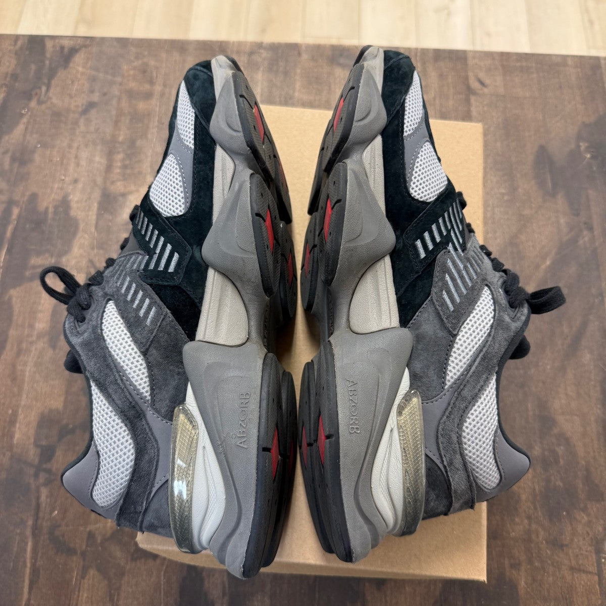 New Balance 9060 Black Castlerock Grey Size 11.5 (Pre-Owned) - Image 5
